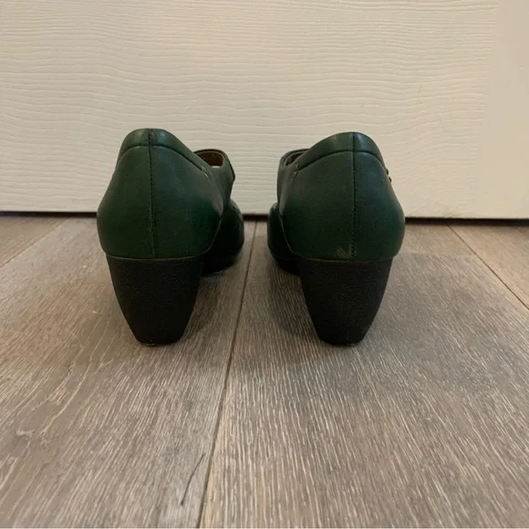 Camper Women's Lila Medio Dress Pump Green Mary Jane Shoes Sz EU 38 US 8 - Picture 7 of 11